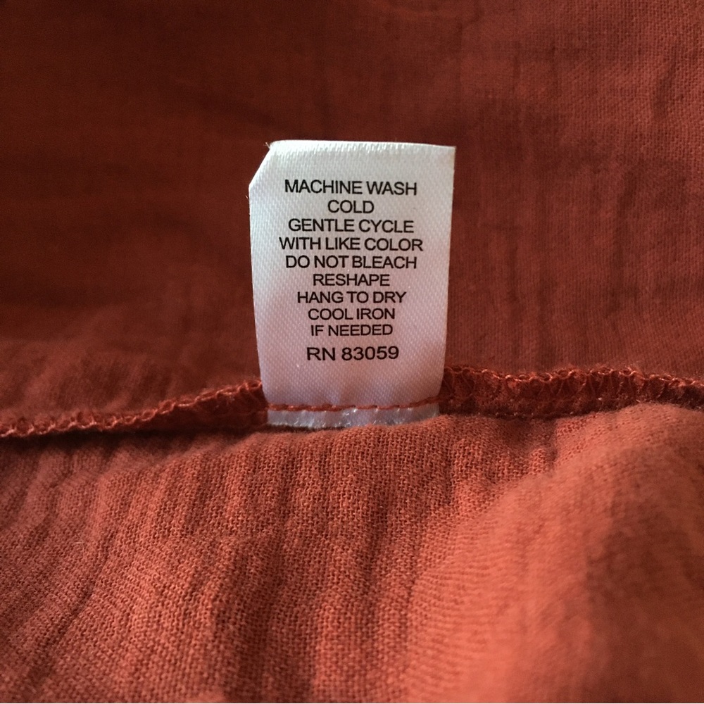 NWT DREW Amber Button-front Tiered Hi-Lo Dress Size Large - Picture 4 of 9